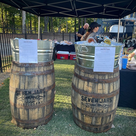 Seven Jars Winery and Distillery at Highland Creek Beer Garden